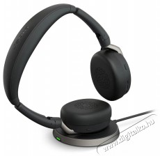 Jabra Evolve2 65 Flex, Link380/390a UC Stereo WLC Fejhallgat&oacute; Audio-Video / Hifi / Multim&eacute;dia - F&uuml;l &eacute;s Fejhallgat&oacute;k - Fejhallgat&oacute; mikrofonnal / headset - 529611