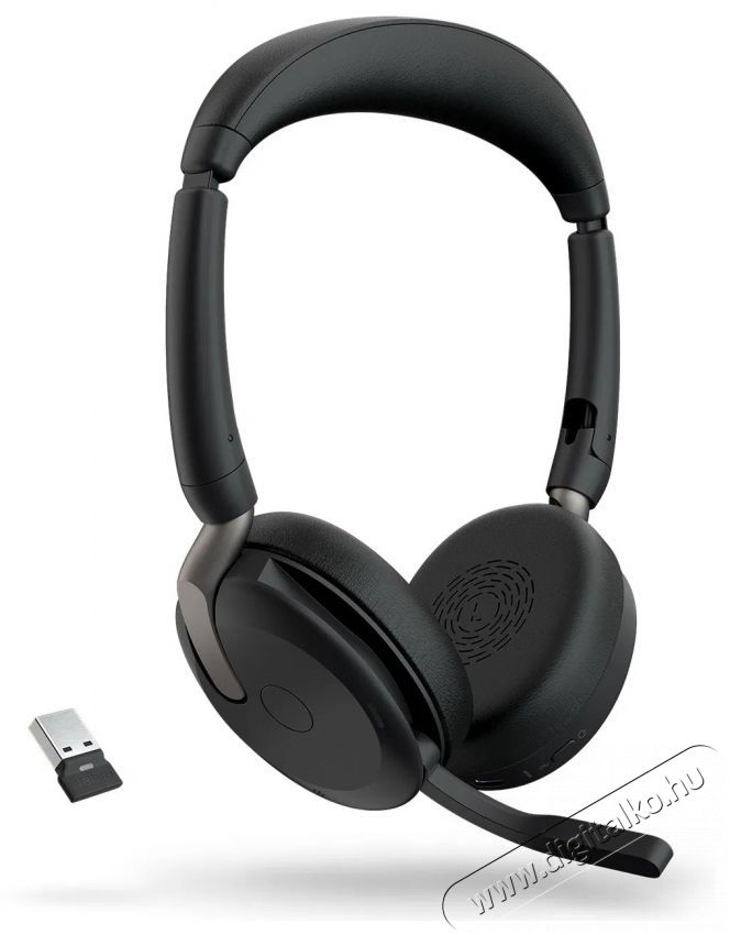 Jabra Evolve2 65 Flex, Link380/390c UC Stereo WLC Audio-Video / Hifi / Multim&eacute;dia - F&uuml;l &eacute;s Fejhallgat&oacute;k - Fejhallgat&oacute; mikrofonnal / headset - 529613