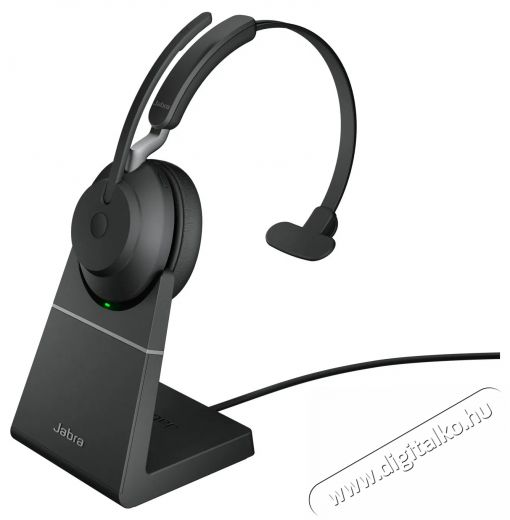 Jabra Evolve2 65, Link380/390a UC Mono, Black Audio-Video / Hifi / Multim&eacute;dia - F&uuml;l &eacute;s Fejhallgat&oacute;k - Fejhallgat&oacute; mikrofonnal / headset - 529616