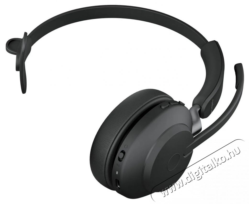 Jabra Evolve2 65, Link380/390a UC Mono, Black Audio-Video / Hifi / Multim&eacute;dia - F&uuml;l &eacute;s Fejhallgat&oacute;k - Fejhallgat&oacute; mikrofonnal / headset - 529616