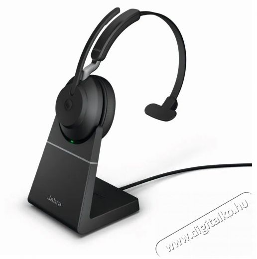 Jabra Evolve2 65 MS Mono USB-A Stand Black Fejhallgat&oacute; Audio-Video / Hifi / Multim&eacute;dia - F&uuml;l &eacute;s Fejhallgat&oacute;k - Fejhallgat&oacute; mikrofonnal / headset - 529615
