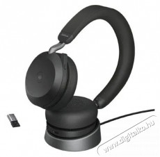 Jabra Evolve2 75, Link380/390a UC Stereo, Black Audio-Video / Hifi / Multim&eacute;dia - F&uuml;l &eacute;s Fejhallgat&oacute;k - Fejhallgat&oacute; mikrofonnal / headset - 529623