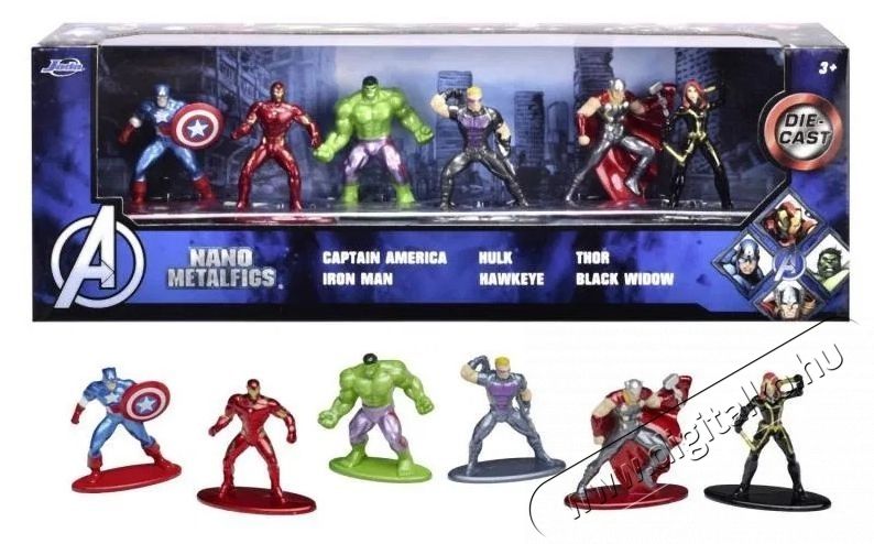 Jada Marvel Avengers nanofigur&aacute;k 1 65 H&aacute;ztart&aacute;s / Otthon / K&uuml;lt&eacute;r - J&aacute;t&eacute;k / Sport - J&aacute;t&eacute;kfigura - 531877