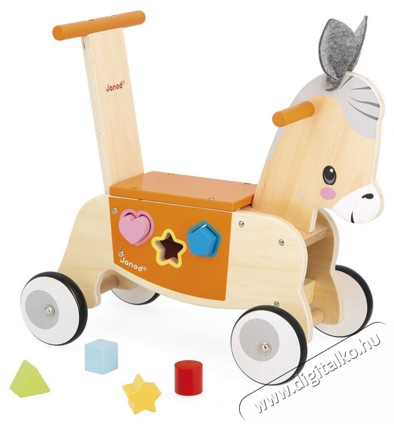 Janod f&aacute;b&oacute;l k&eacute;sz&uuml;lt lovagl&oacute; szam&aacute;r, v&aacute;logat&oacute; kieg&eacute;sz&iacute;tőkkel H&aacute;ztart&aacute;s / Otthon / K&uuml;lt&eacute;r - J&aacute;t&eacute;k / Sport - Baba j&aacute;t&eacute;k - 535356