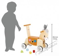 Janod f&aacute;b&oacute;l k&eacute;sz&uuml;lt lovagl&oacute; szam&aacute;r, v&aacute;logat&oacute; kieg&eacute;sz&iacute;tőkkel H&aacute;ztart&aacute;s / Otthon / K&uuml;lt&eacute;r - J&aacute;t&eacute;k / Sport - Baba j&aacute;t&eacute;k - 535356