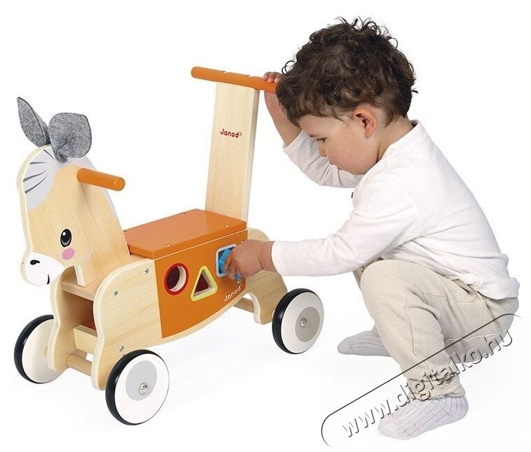 Janod f&aacute;b&oacute;l k&eacute;sz&uuml;lt lovagl&oacute; szam&aacute;r, v&aacute;logat&oacute; kieg&eacute;sz&iacute;tőkkel H&aacute;ztart&aacute;s / Otthon / K&uuml;lt&eacute;r - J&aacute;t&eacute;k / Sport - Baba j&aacute;t&eacute;k - 535356