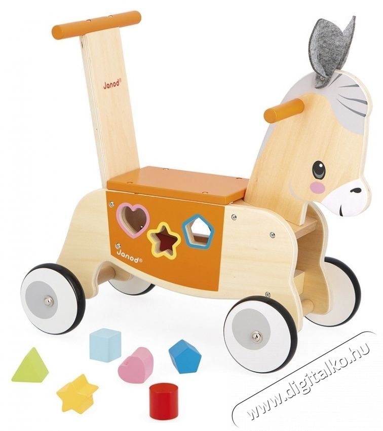 Janod f&aacute;b&oacute;l k&eacute;sz&uuml;lt lovagl&oacute; szam&aacute;r, v&aacute;logat&oacute; kieg&eacute;sz&iacute;tőkkel H&aacute;ztart&aacute;s / Otthon / K&uuml;lt&eacute;r - J&aacute;t&eacute;k / Sport - Baba j&aacute;t&eacute;k - 535356