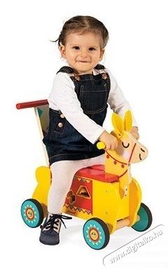 Janod Ride-On L&aacute;ma, Gyerekeknek, F&aacute;b&oacute;l k&eacute;sz&uuml;lt H&aacute;ztart&aacute;s / Otthon / K&uuml;lt&eacute;r - J&aacute;t&eacute;k / Sport - Baba j&aacute;t&eacute;k - 535355