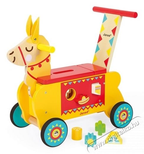 Janod Ride-On L&aacute;ma, Gyerekeknek, F&aacute;b&oacute;l k&eacute;sz&uuml;lt H&aacute;ztart&aacute;s / Otthon / K&uuml;lt&eacute;r - J&aacute;t&eacute;k / Sport - Baba j&aacute;t&eacute;k - 535355