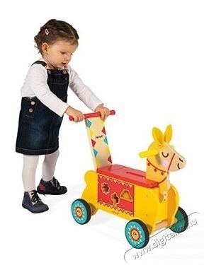 Janod Ride-On L&aacute;ma, Gyerekeknek, F&aacute;b&oacute;l k&eacute;sz&uuml;lt H&aacute;ztart&aacute;s / Otthon / K&uuml;lt&eacute;r - J&aacute;t&eacute;k / Sport - Baba j&aacute;t&eacute;k - 535355
