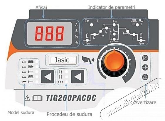 Jasic TIG/MMA 200 PULSE AC/DC professzion&aacute;lis hegesztő inverter H&aacute;ztart&aacute;s / Otthon / K&uuml;lt&eacute;r - Szersz&aacute;m - Hegesztő - 535358