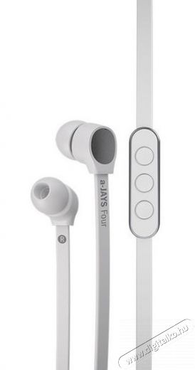 Jays A-Jays Four fülhallgató (Android) - fehér Audio-Video / Hifi / Multimédia - Fül és Fejhallgatók - Fülhallgató mikrofonnal / headset - 293512