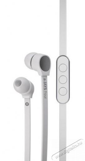 Jays A-Jays Four f&uuml;lhallgat&oacute; (Apple) - feh&eacute;r Audio-Video / Hifi / Multim&eacute;dia - F&uuml;l &eacute;s Fejhallgat&oacute;k - F&uuml;lhallgat&oacute; mikrofonnal / headset - 325588