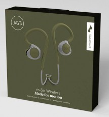 Jays m-Six MOSS Bluetooth-os fülhallgató - zöld Audio-Video / Hifi / Multimédia - Fül és Fejhallgatók - Fülhallgató - 353092