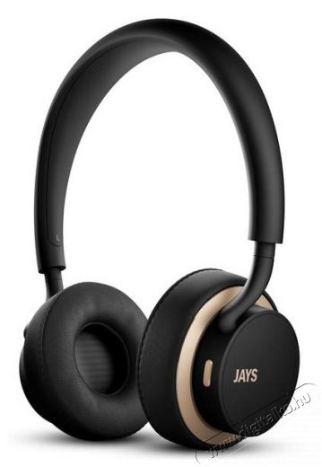 Jays u-Wireless fejhallgató - fekete/arany Audio-Video / Hifi / Multimédia - Fül és Fejhallgatók - Fejhallgató - 308310