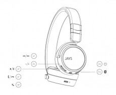 Jays x-Five Wireless Bluetooth fejhallgató Audio-Video / Hifi / Multimédia - Fül és Fejhallgatók - Fejhallgató mikrofonnal / headset - 353099