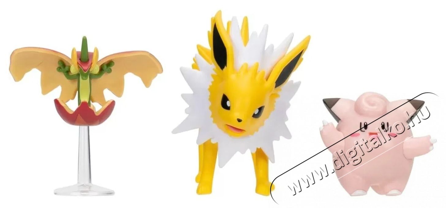 Jazwares Pok&eacute;mon figur&aacute;k - Clefairy  Flapple  Jolteon H&aacute;ztart&aacute;s / Otthon / K&uuml;lt&eacute;r - J&aacute;t&eacute;k / Sport - J&aacute;t&eacute;kfigura - 531886