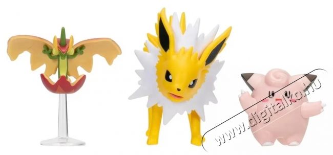 Jazwares Pok&eacute;mon figur&aacute;k - Clefairy  Flapple  Jolteon H&aacute;ztart&aacute;s / Otthon / K&uuml;lt&eacute;r - J&aacute;t&eacute;k / Sport - J&aacute;t&eacute;kfigura - 531886