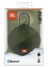 JBL Clip 3 Bluetooth hangszóró - zöld Audio-Video / Hifi / Multimédia - Hordozható, vezeték nélküli / bluetooth hangsugárzó - Hordozható, vezeték nélküli / bluetooth hangsugárzó - 346842