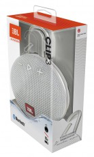 JBL Clip 3 Bluetooth hangszóró - fehér Audio-Video / Hifi / Multimédia - Hordozható, vezeték nélküli / bluetooth hangsugárzó - Hordozható, vezeték nélküli / bluetooth hangsugárzó - 346834