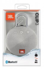 JBL Clip 3 Bluetooth hangszóró - fehér Audio-Video / Hifi / Multimédia - Hordozható, vezeték nélküli / bluetooth hangsugárzó - Hordozható, vezeték nélküli / bluetooth hangsugárzó - 346834