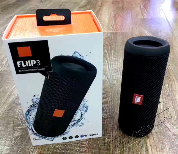 JBL FLIP 3 Black Edition Bluetooth hangszóró - fekete Audio-Video / Hifi / Multimédia - Hordozható, vezeték nélküli / bluetooth hangsugárzó - Hordozható, vezeték nélküli / bluetooth hangsugárzó - 323394