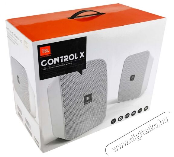 JBL CONTROL X WHT kültéri hangsugárzó /pár - fehér Audio-Video / Hifi / Multimédia - Hangfal - Hangfalszett - Kültéri hangsugárzó - 370457