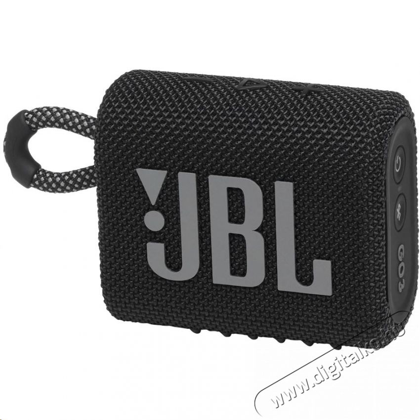 JBL GO 3 Bluetooth hangszóró - fekete  Audio-Video / Hifi / Multimédia - Hordozható, vezeték nélküli / bluetooth hangsugárzó - Hordozható, vezeték nélküli / bluetooth hangsugárzó - 375064