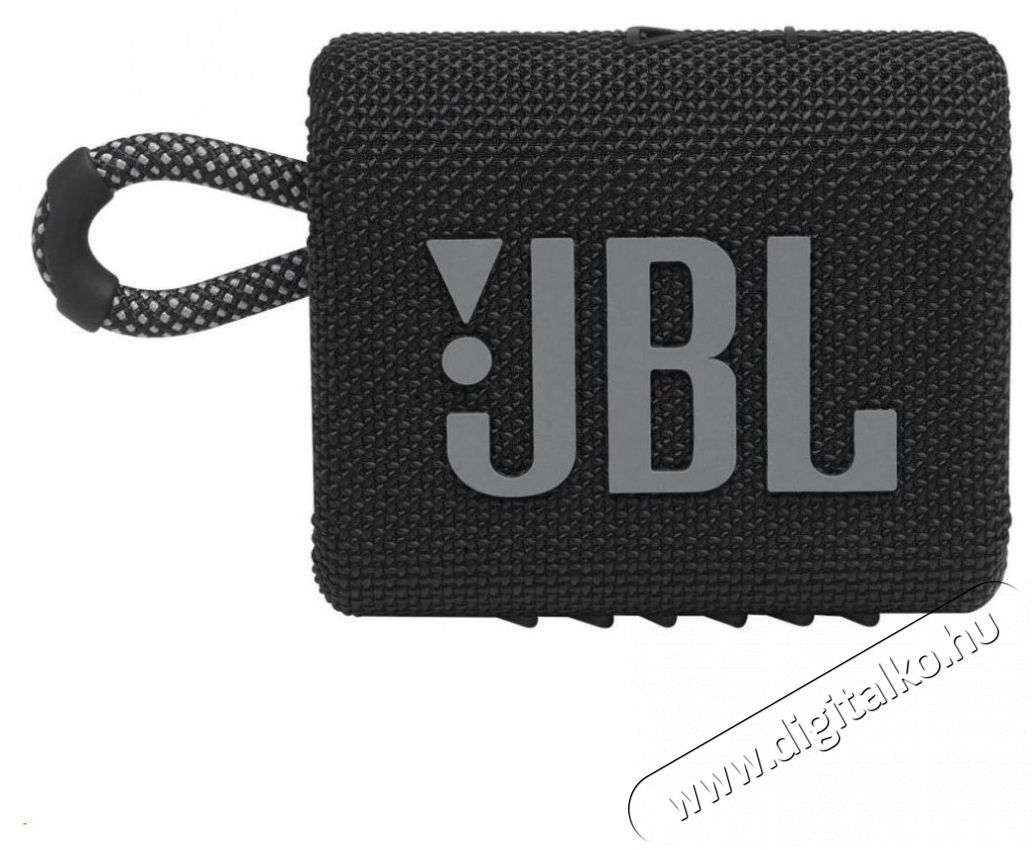JBL GO 3 Bluetooth hangszóró - fekete  Audio-Video / Hifi / Multimédia - Hordozható, vezeték nélküli / bluetooth hangsugárzó - Hordozható, vezeték nélküli / bluetooth hangsugárzó - 375064
