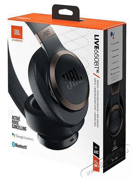 JBL LIVE 650 Bluetooth ANC mikrofonos fejhallgató - fekete  Audio-Video / Hifi / Multimédia - Fül és Fejhallgatók - Fejhallgató mikrofonnal / headset - 375032