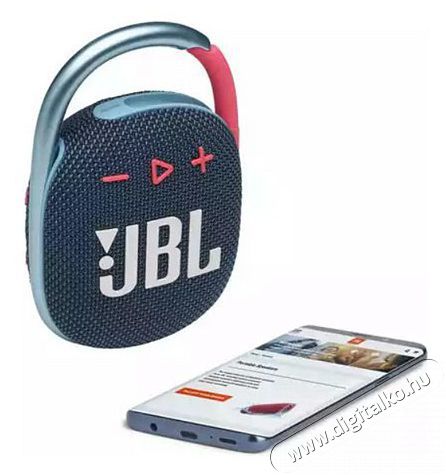 JBL CLIP 4 BLUP Bluetooth hangszóró - kék-pink Audio-Video / Hifi / Multimédia - Hordozható, vezeték nélküli / bluetooth hangsugárzó - Hordozható, vezeték nélküli / bluetooth hangsugárzó - 375103