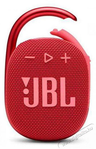 JBL CLIP 4 RED Bluetooth hangszóró - piros  Audio-Video / Hifi / Multimédia - Hordozható, vezeték nélküli / bluetooth hangsugárzó - Hordozható, vezeték nélküli / bluetooth hangsugárzó - 375106