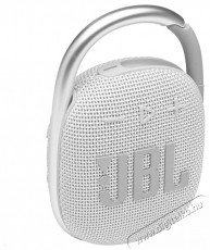 JBL CLIP 4 WHT Bluetooth hangszóró - fehér  Audio-Video / Hifi / Multimédia - Hordozható, vezeték nélküli / bluetooth hangsugárzó - Hordozható, vezeték nélküli / bluetooth hangsugárzó - 375108
