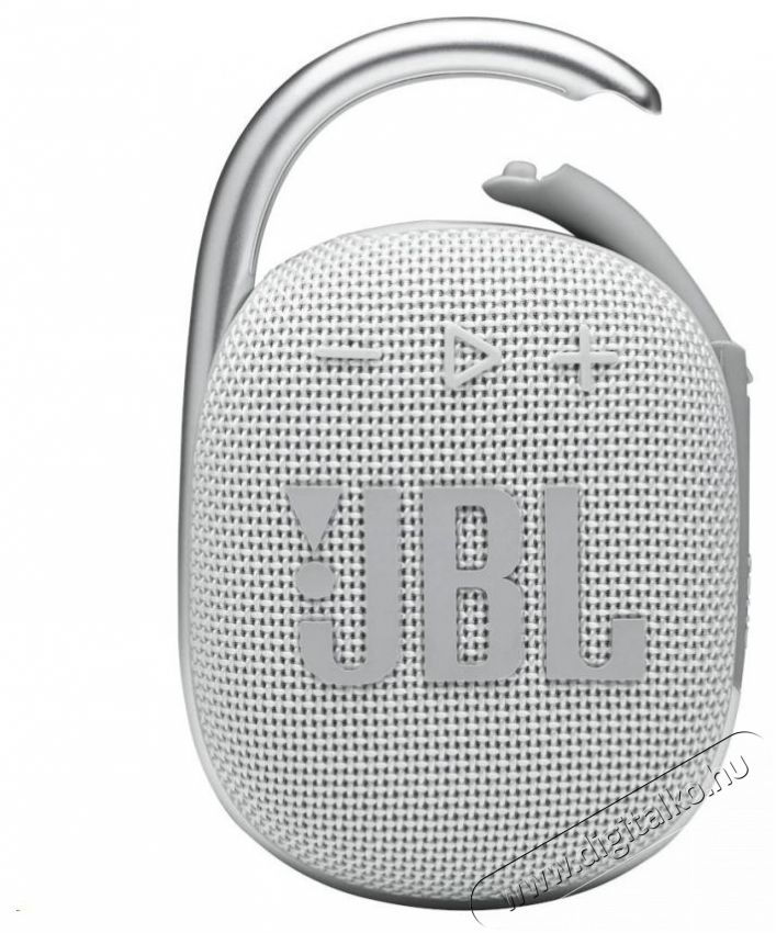 JBL CLIP 4 WHT Bluetooth hangszóró - fehér  Audio-Video / Hifi / Multimédia - Hordozható, vezeték nélküli / bluetooth hangsugárzó - Hordozható, vezeték nélküli / bluetooth hangsugárzó - 375108