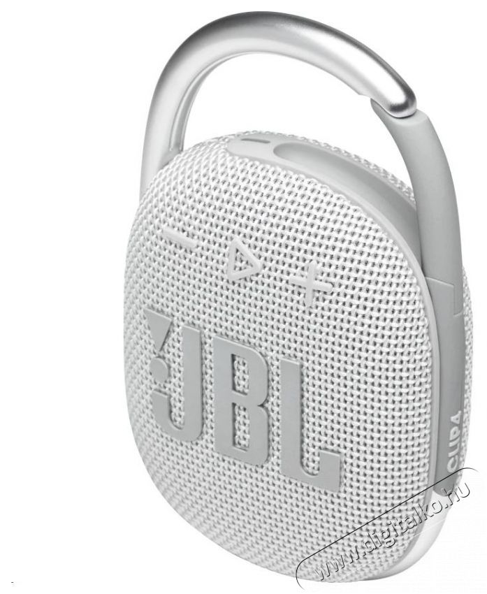 JBL CLIP 4 WHT Bluetooth hangszóró - fehér  Audio-Video / Hifi / Multimédia - Hordozható, vezeték nélküli / bluetooth hangsugárzó - Hordozható, vezeték nélküli / bluetooth hangsugárzó - 375108