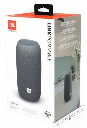 JBL Link Portable multimédia hangszóró - szürke  Audio-Video / Hifi / Multimédia - Hordozható, vezeték nélküli / bluetooth hangsugárzó - Hordozható, vezeték nélküli / bluetooth hangsugárzó - 375045