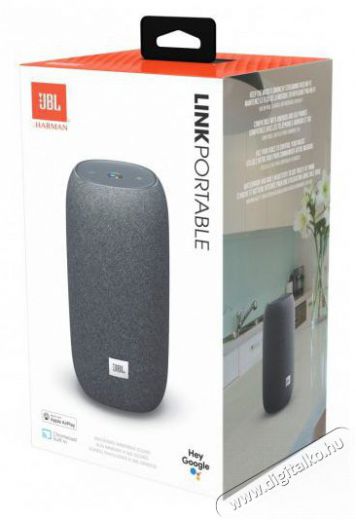 JBL Link Portable multimédia hangszóró - szürke  Audio-Video / Hifi / Multimédia - Hordozható, vezeték nélküli / bluetooth hangsugárzó - Hordozható, vezeték nélküli / bluetooth hangsugárzó - 375045