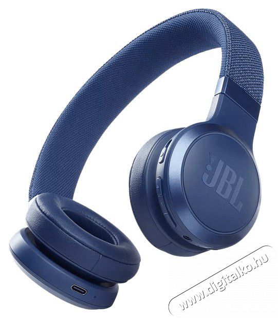 JBL LIVE 460 NC BLU Bluetooth aktív zajszűrős fejhallgató - kék  Audio-Video / Hifi / Multimédia - Fül és Fejhallgatók - Fejhallgató - 375141