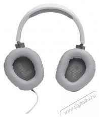 JBL Quantum 100 vezetékes gamer fejhallgató - fehér  Audio-Video / Hifi / Multimédia - Fül és Fejhallgatók - Fejhallgató mikrofonnal / headset - 375058