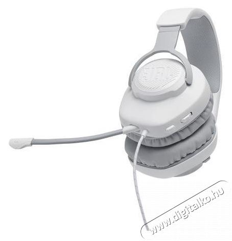 JBL Quantum 100 vezetékes gamer fejhallgató - fehér  Audio-Video / Hifi / Multimédia - Fül és Fejhallgatók - Fejhallgató mikrofonnal / headset - 375058