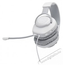 JBL Quantum 100 vezetékes gamer fejhallgató - fehér  Audio-Video / Hifi / Multimédia - Fül és Fejhallgatók - Fejhallgató mikrofonnal / headset - 375058