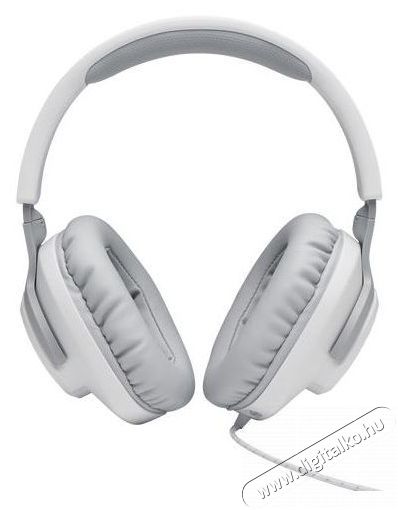 JBL Quantum 100 vezetékes gamer fejhallgató - fehér  Audio-Video / Hifi / Multimédia - Fül és Fejhallgatók - Fejhallgató mikrofonnal / headset - 375058