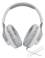 JBL Quantum 100 vezetékes gamer fejhallgató - fehér  Audio-Video / Hifi / Multimédia - Fül és Fejhallgatók - Fejhallgató mikrofonnal / headset - 375058