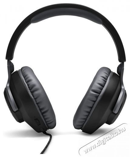 JBL Quantum 100 vezetékes gamer fejhallgató - fekete  Audio-Video / Hifi / Multimédia - Fül és Fejhallgatók - Fejhallgató mikrofonnal / headset - 375056