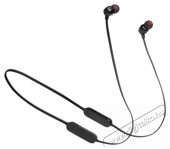 JBL T125BTBLK Bluetooth nyakpántos fülhallgató - fekete  Audio-Video / Hifi / Multimédia - Fül és Fejhallgatók - Fülhallgató - 375073