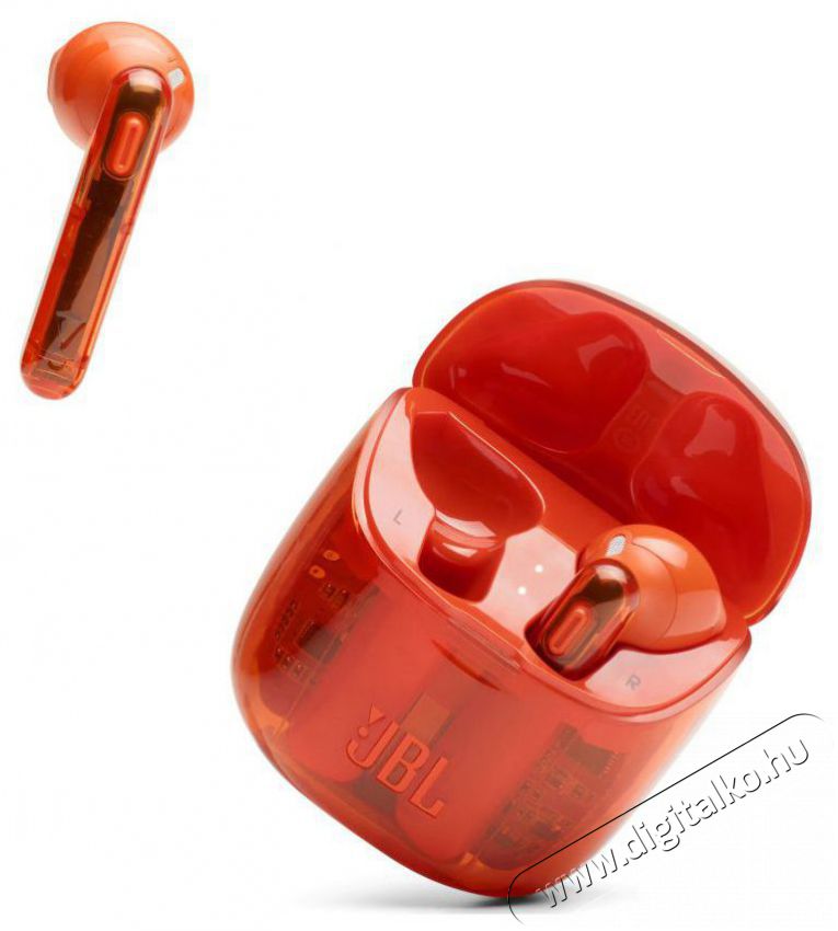 JBL T225TWS GHOSTORG True Wireless Bluetooth fülhallgató - narancssárga  Audio-Video / Hifi / Multimédia - Fül és Fejhallgatók - Fülhallgató - 375091