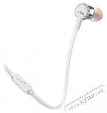 JBL T210 fülhallgató headset - ezüst Audio-Video / Hifi / Multimédia - Fül és Fejhallgatók - Fülhallgató mikrofonnal / headset - 314201