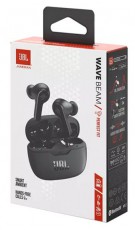 JBL Wave Beam BLK True Wireless Bluetooth fekete fülhallgató Audio-Video / Hifi / Multimédia - Fül és Fejhallgatók - Fülhallgató - 462548