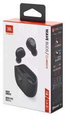 JBL Wave Buds BLK True Wireless Bluetooth fekete fülhallgató Audio-Video / Hifi / Multimédia - Fül és Fejhallgatók - Fülhallgató - 462545