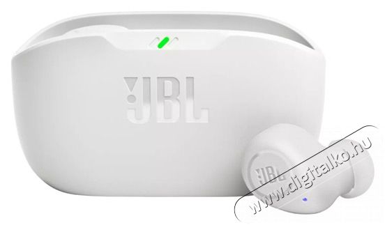 JBL Wave Buds WHT True Wireless Bluetooth fehér fülhallgató Audio-Video / Hifi / Multimédia - Fül és Fejhallgatók - Fülhallgató - 462546